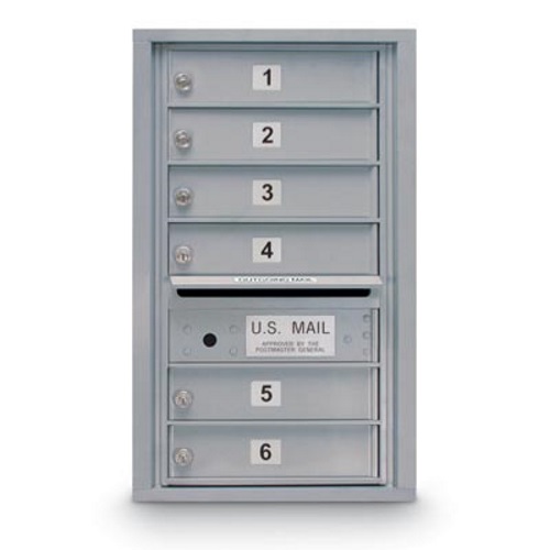 CAD Drawings American Postal Manufacturing Co. 6 Door Standard 4C Mailbox